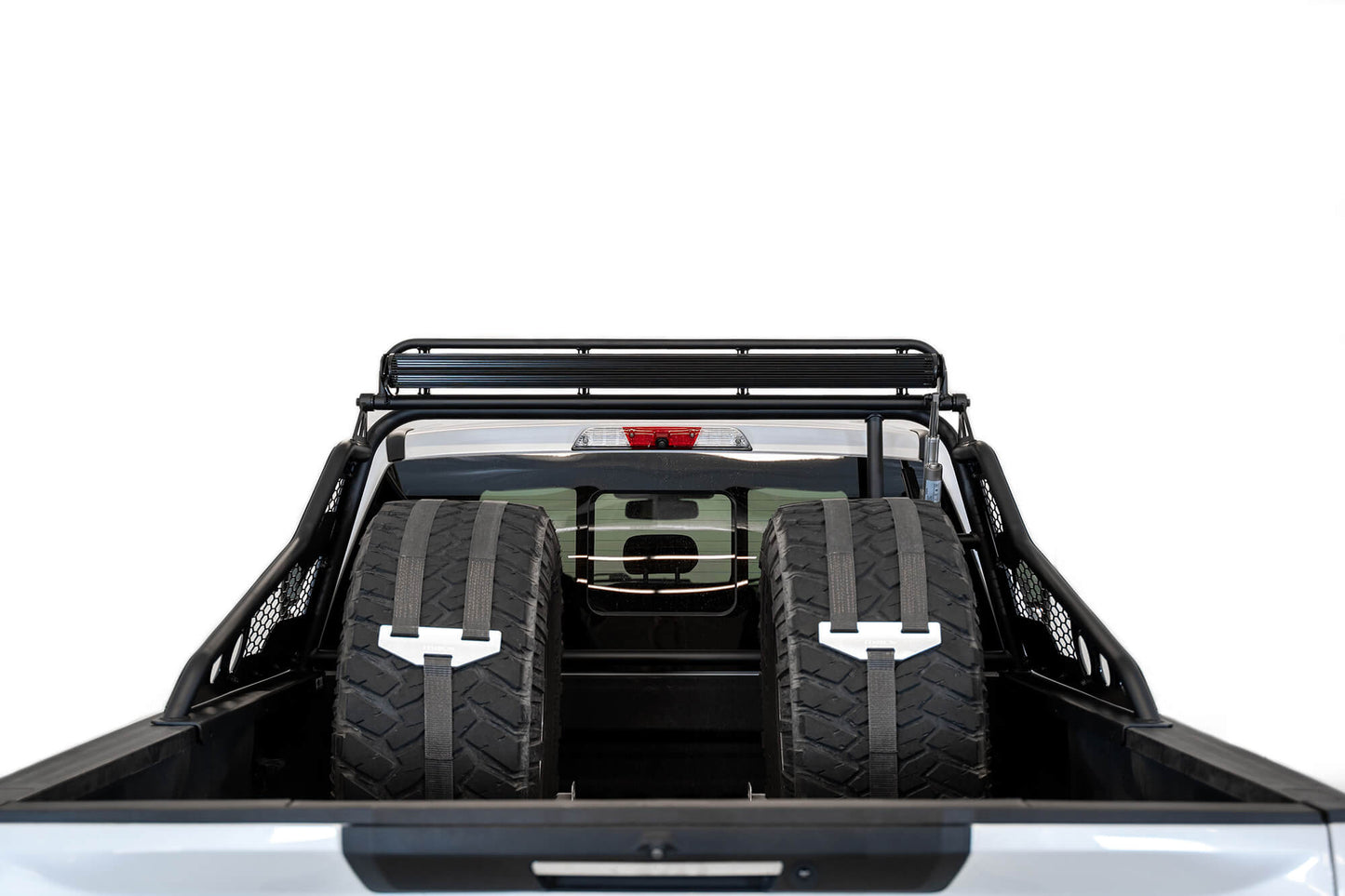 Installed on Car From Behind View ADD Ford Race Series Chase Rack | 2017-2022 Super Duty | Heritage