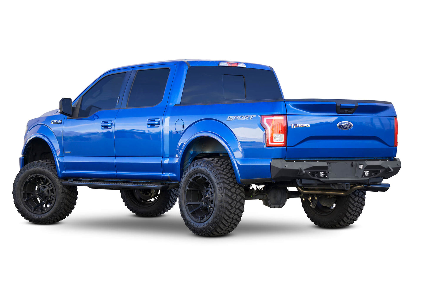 Installed on Car ADD Ford  Stealth Fighter Rear Bumper | 2015-2020 F-150