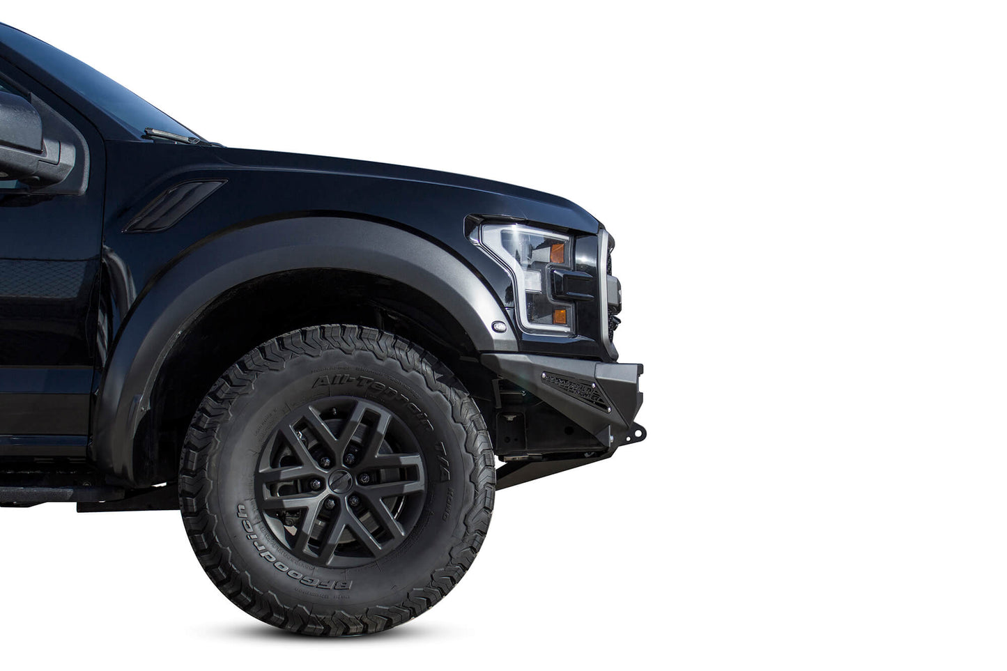 Installed on Car ADD Stealth Fighter Winch Front Bumper | 2017-2020 Ford Raptor