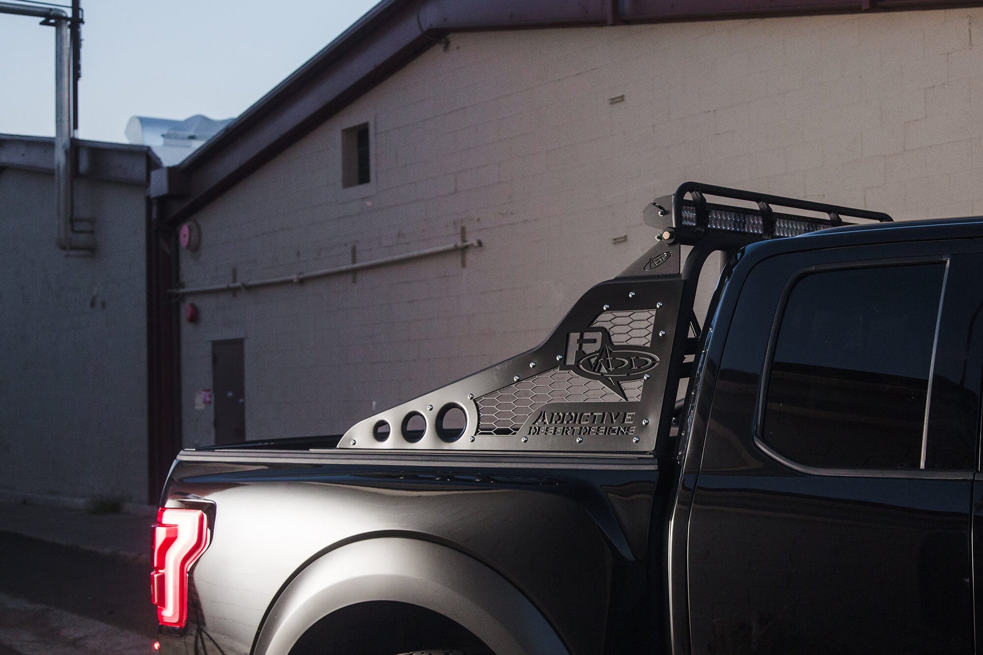 Installed on Car Side View ADD Ford Race Series Chase Rack | F-150 Raptor