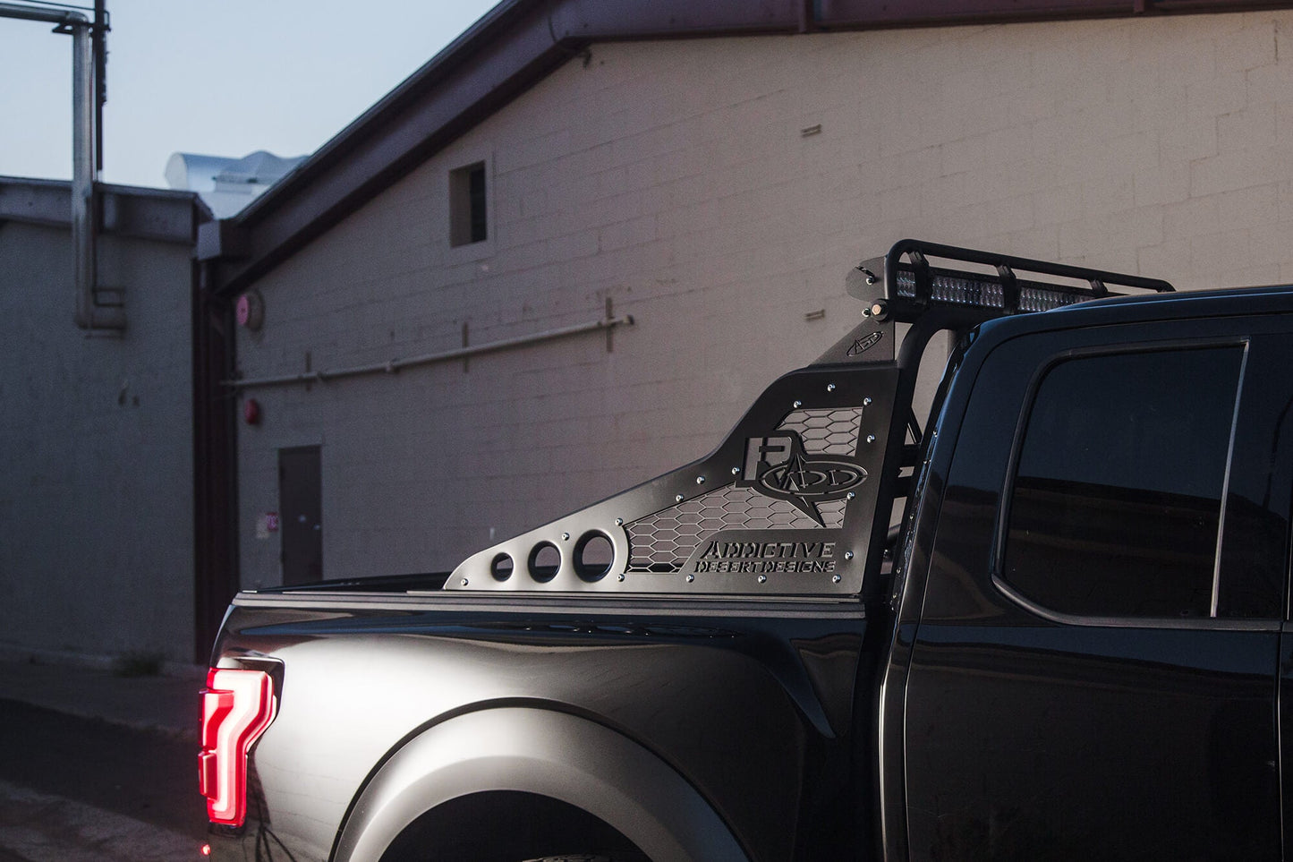 Installed on Car Side View ADD Ford Race Series Chase Rack | F-150 Raptor