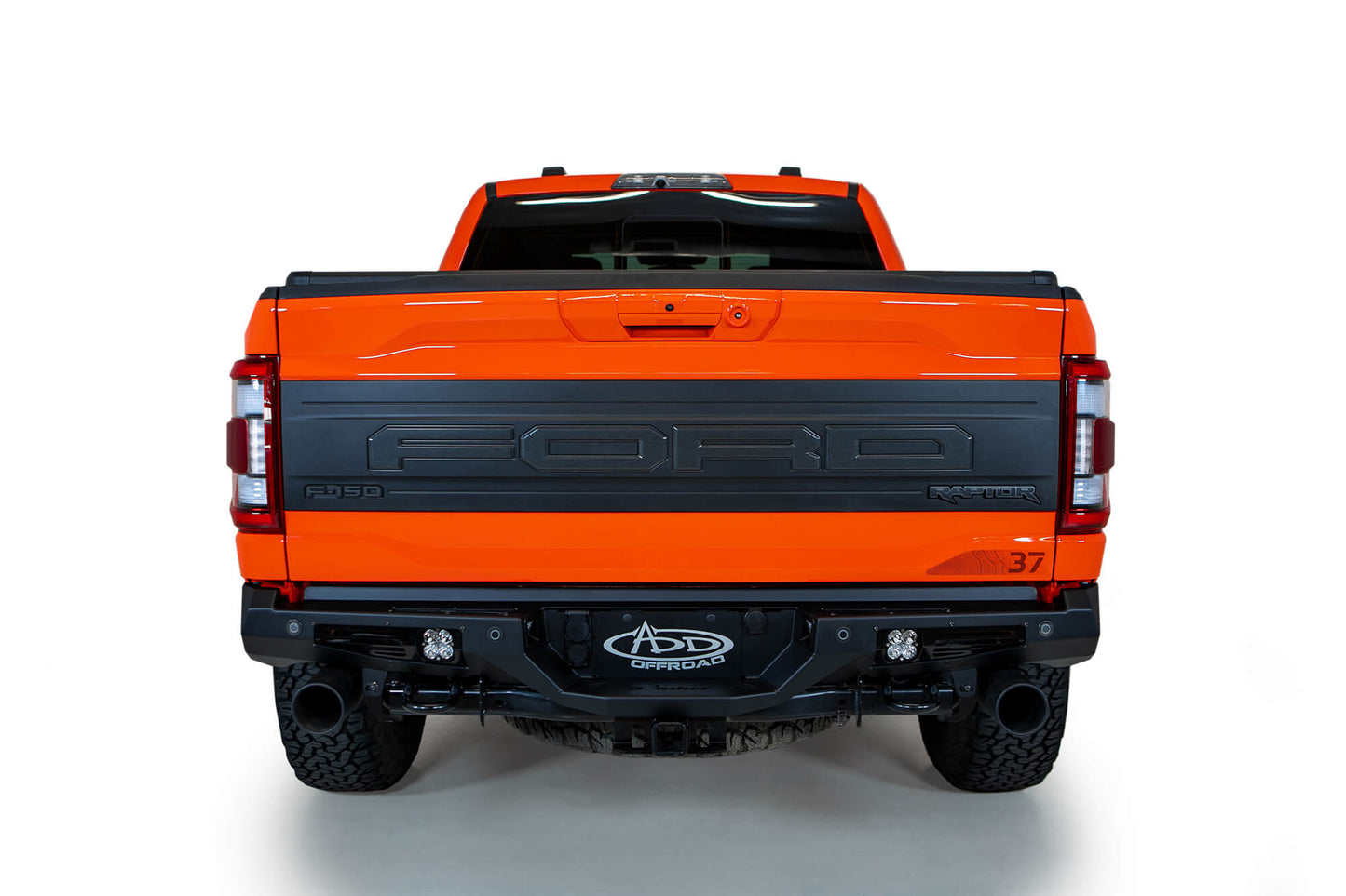 Installed on Car ADD 2021-2023 Ford Raptor & Raptor R Bomber Rear Bumper
