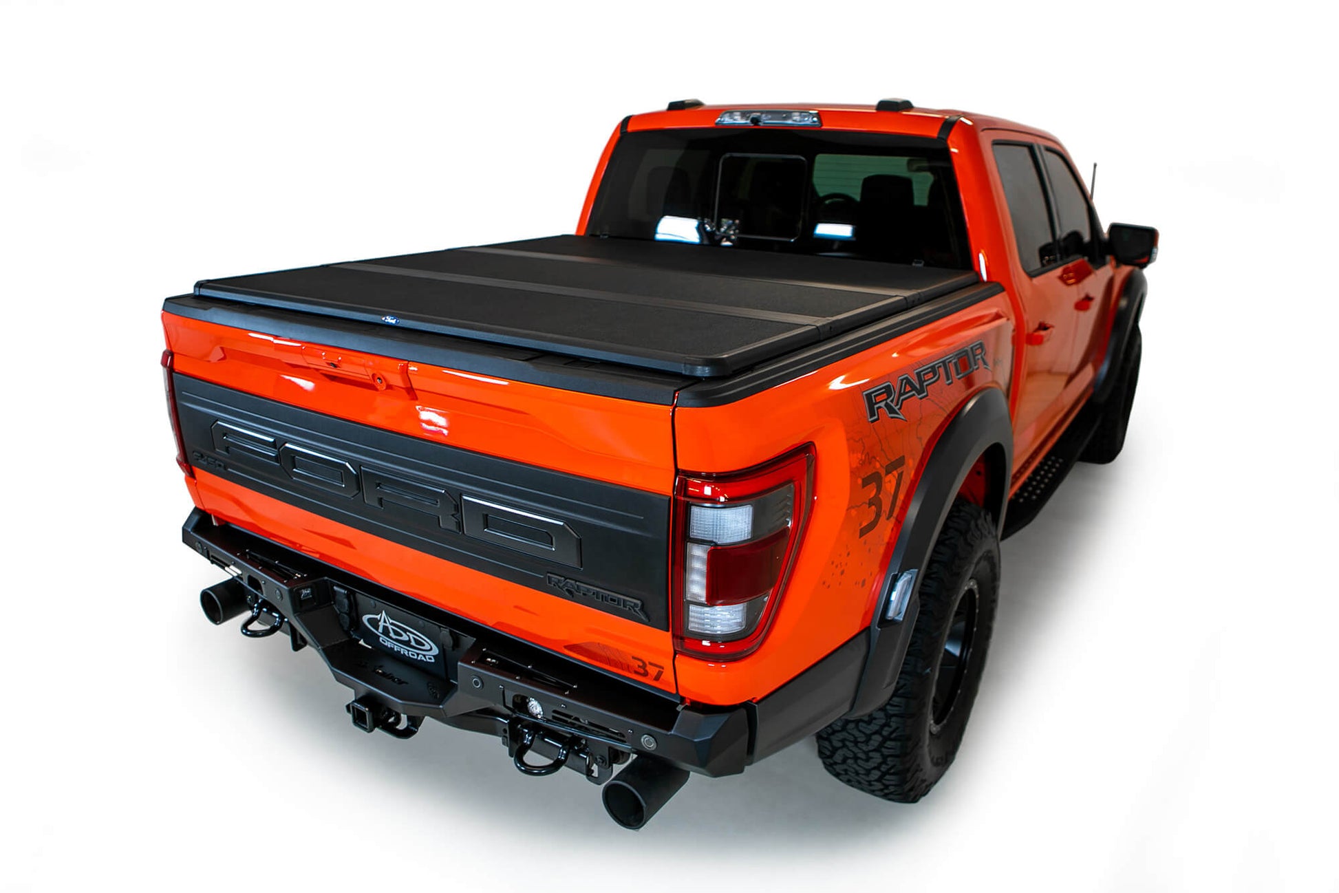 Installed on Car ADD 2021-2023 Ford Raptor & Raptor R Bomber Rear Bumper