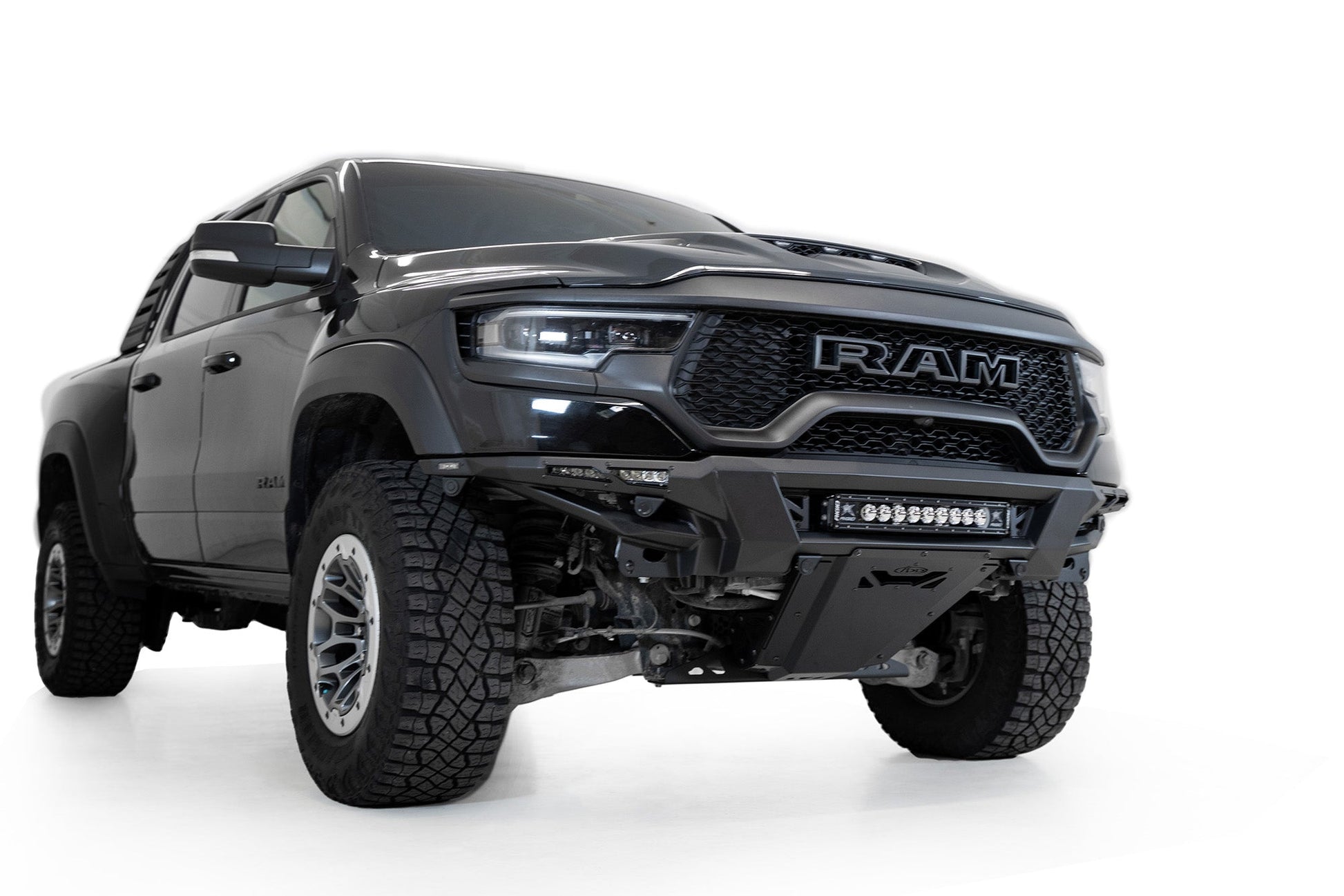 Installed on Car ADD TRX Phantom Front Bumper | 2021-2023 Ram 1500
