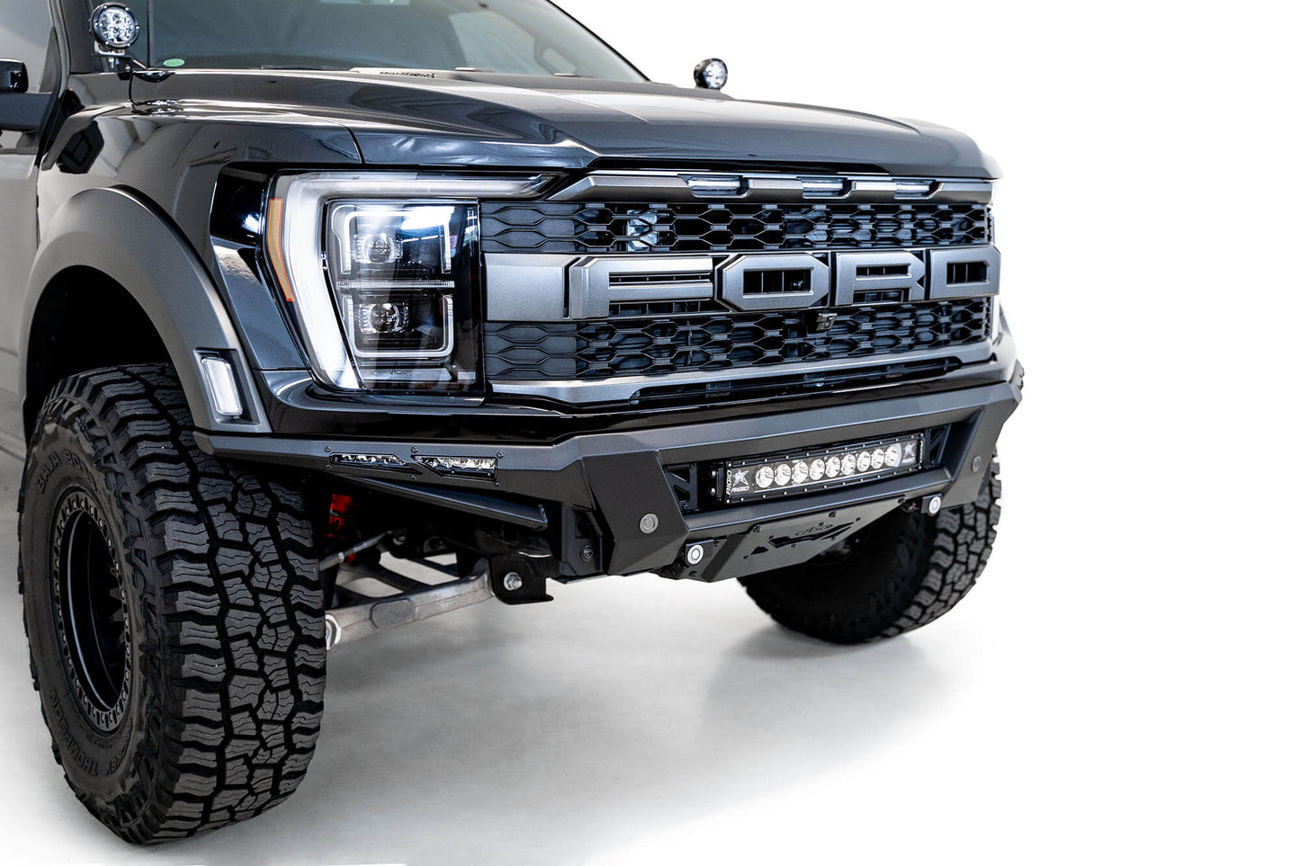 Installed on Car ADD Phantom Front Bumper | 2021-2023 Ford F-150 Raptor/Raptor R