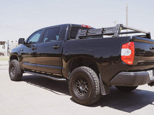 Installed on Car Cali Raised Toyota Overland Bed Rack | 2014-2021 TUNDRA